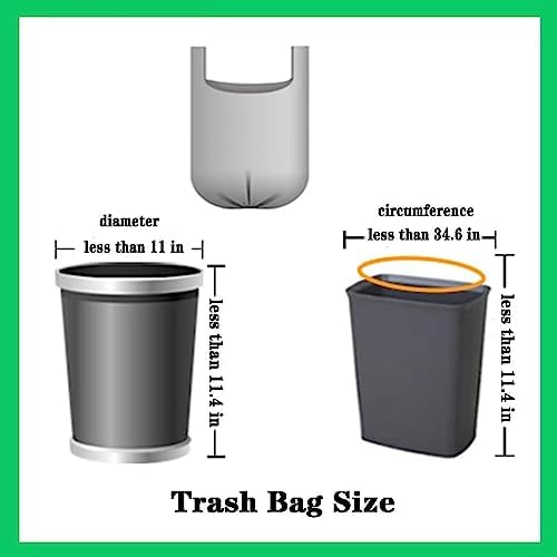 Small Black Trash Bags, Small Garbage Bags, 4 Gallon - Image 5