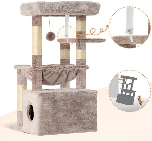Heybly Cat Tree, Kitten Tower - Image 7