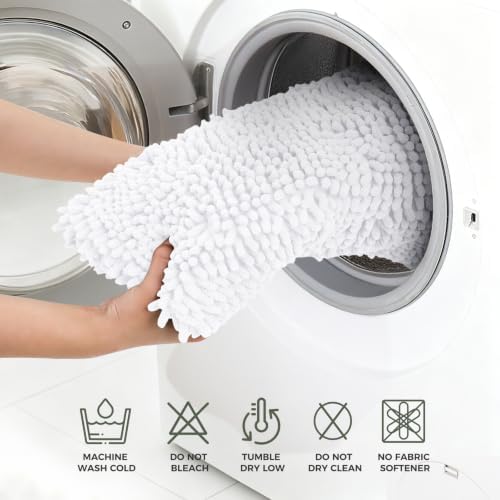 Bcoimo 48x30 Chenille Bath Mat – Non-Slip - Image 5