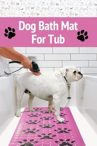 Dog Bath Mat for Tub -Non-Slip Bath Pad for Pet Dogs-Shower Non-Slip Mat Quick - Image 4
