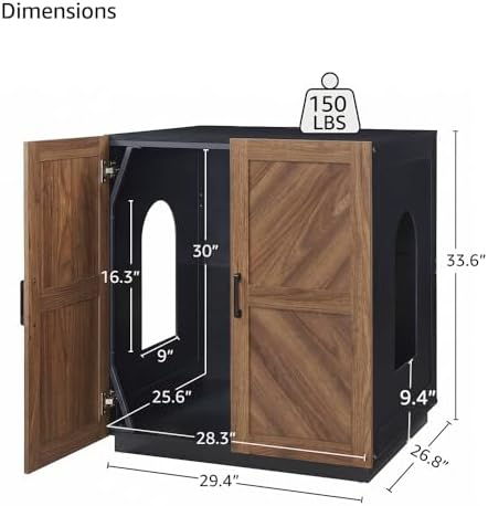 unipaws Cat Litter Box Enclosure - Image 7