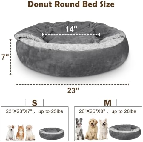 JOEJOY Small Dog Bed Cat Bed - Image 2