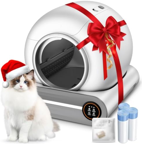 DuckSky Self Cleaning Litter Box, Enclosed Deodorizing Cat Box, App Control by DuckSky