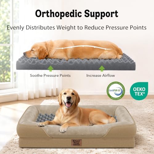 Chez Paw Waterproof Orthopedic Dog Bed - Image 2