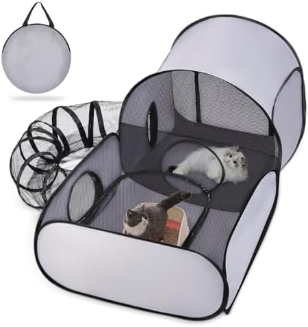 TailTastic Cat Playpen, 3-in-1 Surround Tunnel by TailTastic