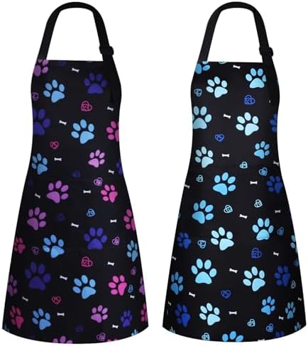 Dog Grooming Water-repellent Apron by DASHUAIGE