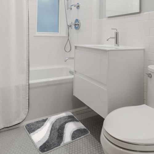 KAMA BRIDAL Microfiber Bath Mat Non-Slip Bathroom Floor Rugs Fast Water - Image 2
