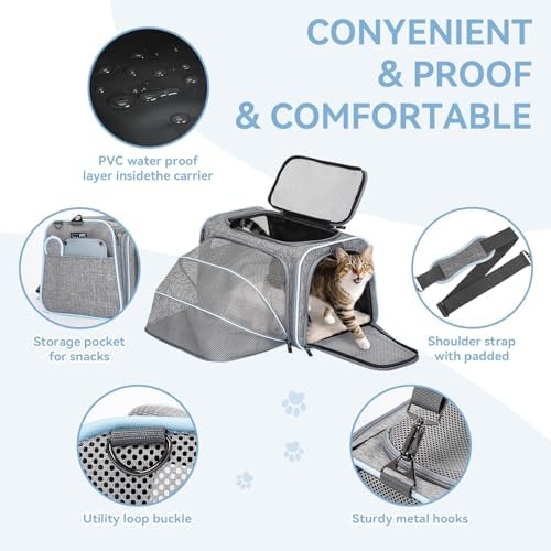 Petsfit Small Expandable Cat Carrier - Image 6