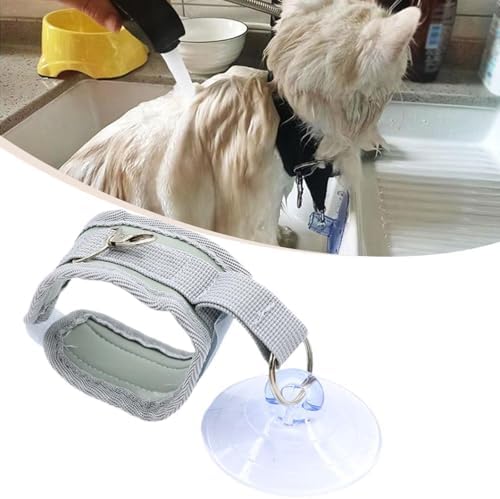 Pet Bathing Suction Cup Tether Adjustable Lightweight Bath Fixer Leash - Image 5