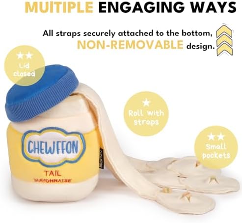 CHEWFFON Dog Enrichment Toys, Snuffle Crinkle Toy - Image 3