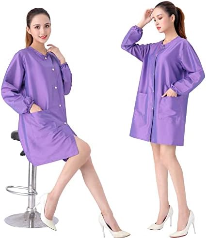Professional Salon Smock Stylist Jacket Waterproof Hairdresser Cape Barber - Image 2