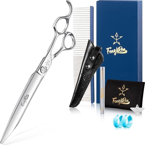 High-end Professional Dog Grooming Scissors Pet Grooming Shears 8 Inches by Fengliren%C2%AEDedicatedToScissorsForOver40Years