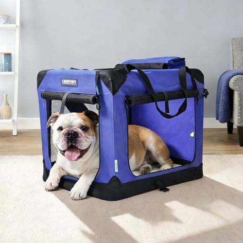 JESPET 3 Door Soft Dog Crates Kennel, Collapsible Travel Pet Carrier - Image 6