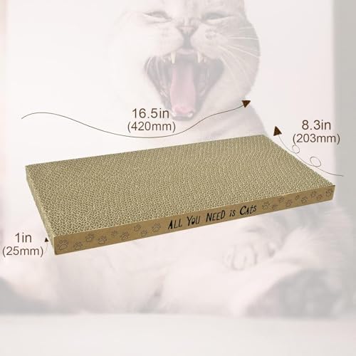 AccEncyc Cardboard Cat Scratcher Pads Cat Scratching Board - Image 2
