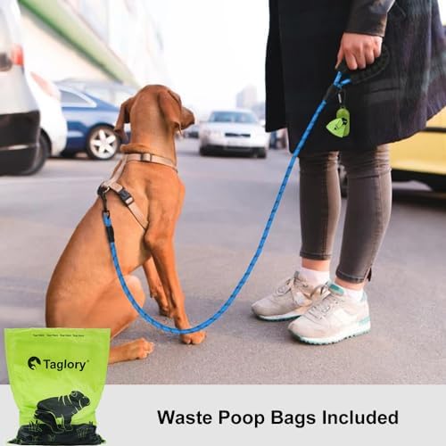 Taglory Rope Dog Leash for Small Medium Dogs, 4 FT Padded Handle - Image 2