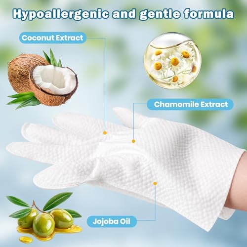 96Pcs Bulk Hypoallergenic Pet Glove Wipes - Image 4