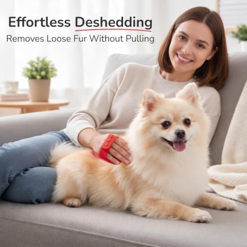 Pets&Goods Rubber Pet Grooming Brush - Image 6