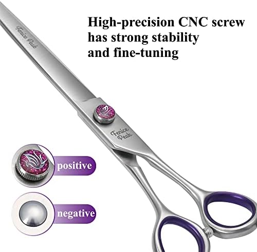 7'' Straight Dog Grooming Scissors - Image 2