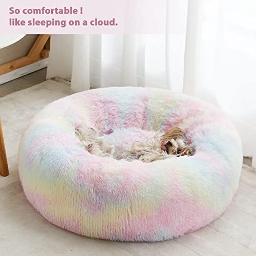 WNPETHOME Medium Round Calming Dog Bed Cat Bed - Image 2