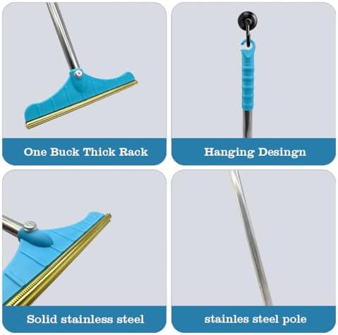 Premium Stainless Steel Pet Hair Removal Carpet Rake | Reusable Adjustable Pet - Image 3