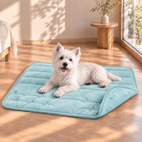 Vagascape Dog Crate Pad, Reversible Warm/Cooling Mat by Vagascape