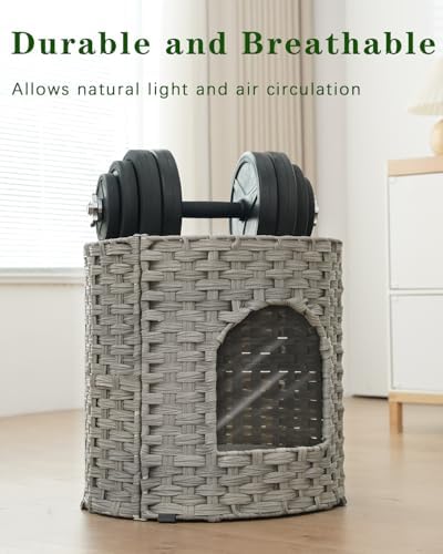 SETVSON Cat House for Indoor Cat, Large Double Cat Houses Cat Bed - Image 3