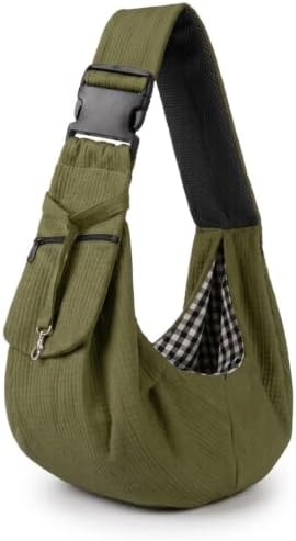 Dog Sling Carrier Adjustable Strap Bag by Unknown