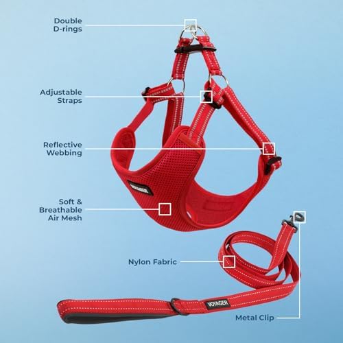Best Pet Supplies Voyager Adjustable Step-in Flex Breathable Mesh Dog Harness - Image 3