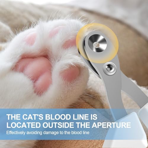 Cat Nail Clipper with Circular Cut Hole, Avoiding Excessive Cutting, Suitable - Image 5