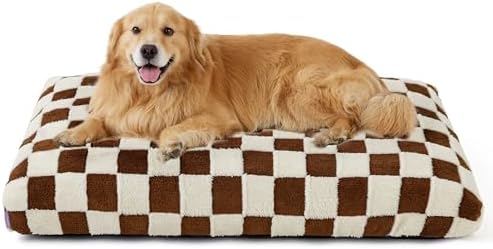 LE SURE Cute Aesthetic XL Dog Bed, Jacquard Thick Pet Pillow，44x32 by Lesure