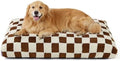 LE SURE Cute Aesthetic XL Dog Bed, Jacquard Thick Pet Pillow，44x32 by Lesure