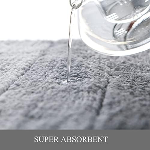 3 Pcs Ombre Bath Mat Set for Bathroom, Non Slip Ultra Soft and Thick Water - Image 5
