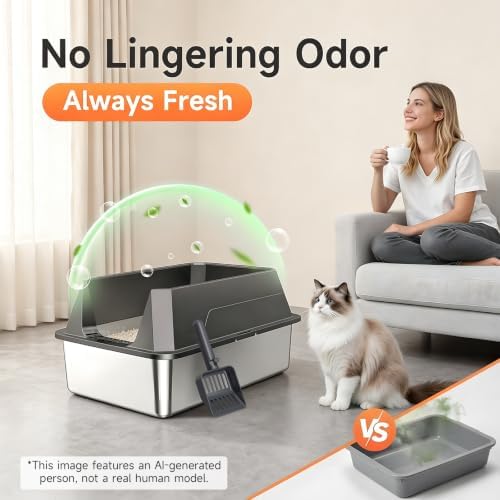 Stainless Steel Litter Box - Image 5