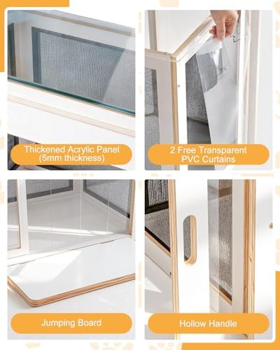 Cat Window Box with Clear Roof, Fits 25"-43" Vertical Windows - Image 6