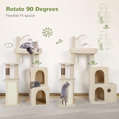 Globlazer Maine Coon Cat Tower for Indoor Adult Cats - Image 3