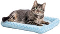QuietTime by MidWest 18" Dog Crate Bolster Bed, Fashion Blue, Toy Breeds by MidWestHomesForPets