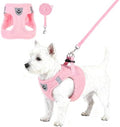 KOOLTAIL Plush Small Dog Harness and Leash Set, Warm Fleece No Pull Puppy Vest by KOOLTAIL