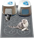 PetLike Cat Litter Box Mat, Thick Kitty Litter Trapping Mat, Waterproof by PetsLikePetLike