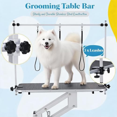 GarveeLife 43.3" Hydraulic Dog Grooming Table - Image 3