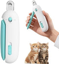 Cat Nail Clippers with a Removable Debris Collector, Adjustable Size, Built-in by Unknown