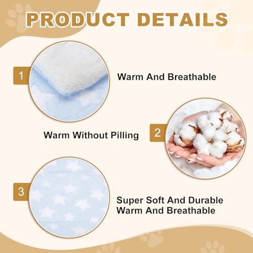 Dog Cat Bed Mat, Soft Coral Fleece Pet Cushion Pad - Image 3