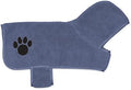 Bone Dry Pet Robe Collection, Embroidered Absorbent Microfiber Bath Robe by BoneDry