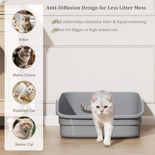 Vealind Extra Large Cat Litter Box - Image 4