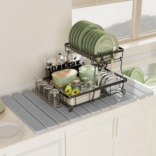 Large Stone Bath Mat 31.5 x 19.7in, Diatomaceous Earth Mat - Image 6