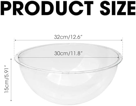 11.8" Acrylic Dome Clear Plastic Pet Cat Bubble Window Capsule Space Cover - Image 2