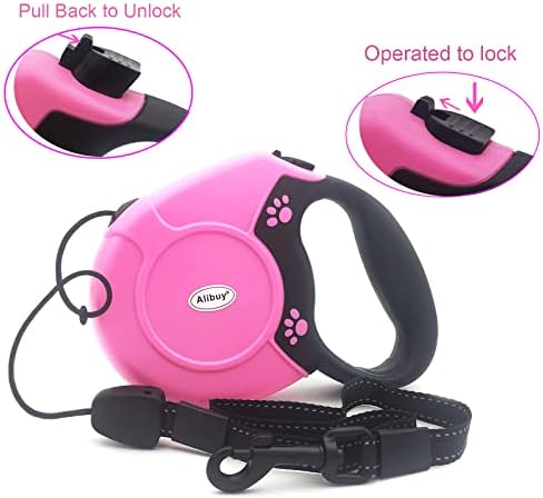 Retractable Dog Leash 26ft, 360° Tangle-Free Long Cord Pets Puppy Walking - Image 4