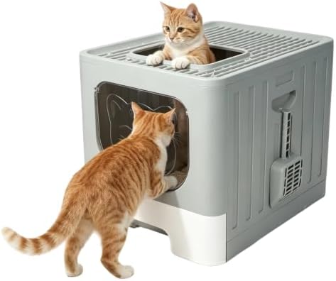 PAWISE Stainless Steel Cat Litter Box by PAWISE