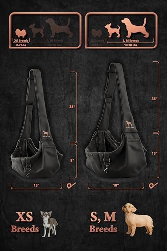 Noah & Paw Dog Sling Carrier for Small Dogs 3-10lb, Dog Sling for Small Dogs - Image 4