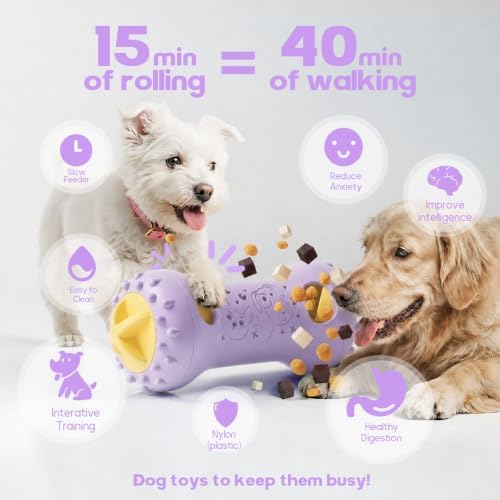 Treat Dispensing Dog Toys, Interactive Adjustable Dog Toy to Keep Them Busy - Image 2