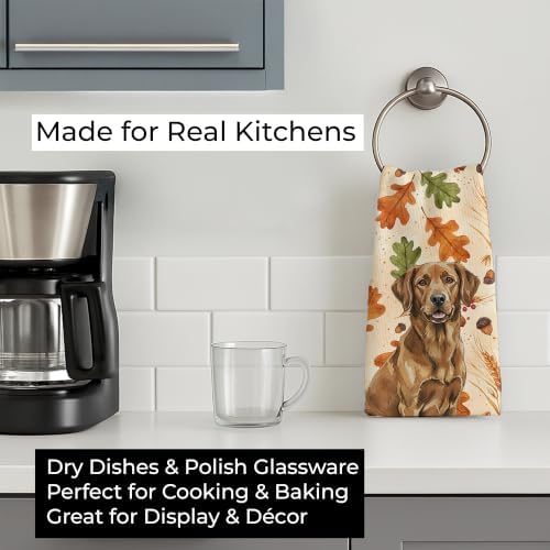 Caroline's Treasures Chesapeake Bay Retriever Dogs Kitchen Towel 15x25 in - Image 3